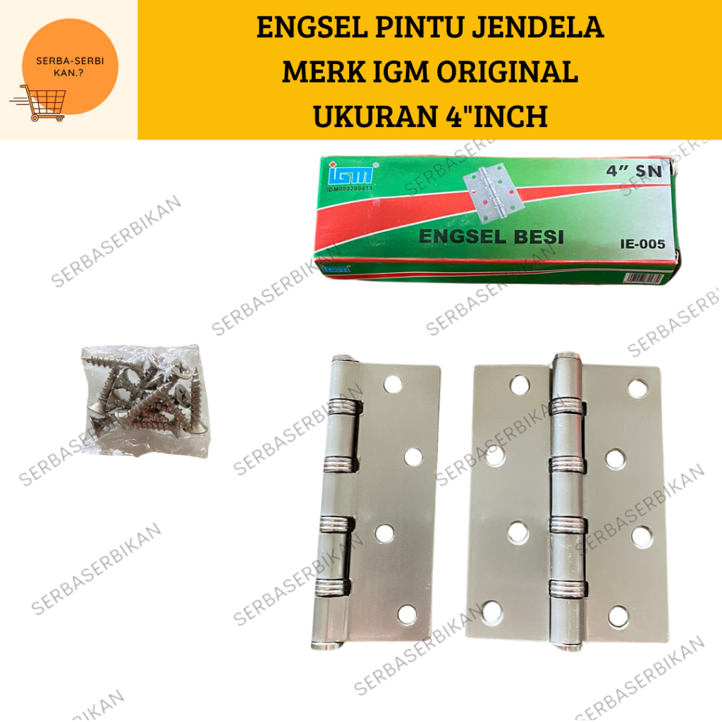Jual ENGSEL PINTU JENDELA IGM TEBAL 4