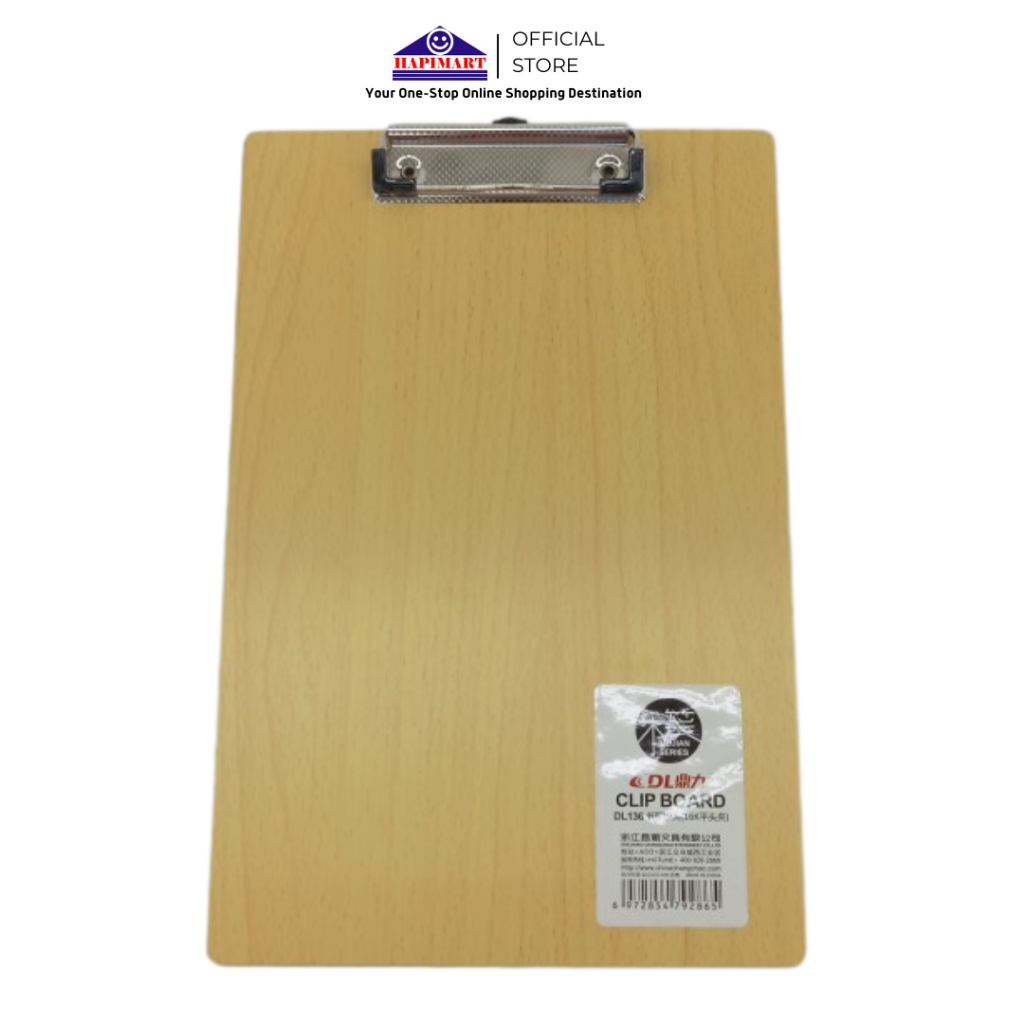 Jual Papan Jalan Kayu/Papan Clip Board Kayu/ Papan Ujian Kayu DL137/A4