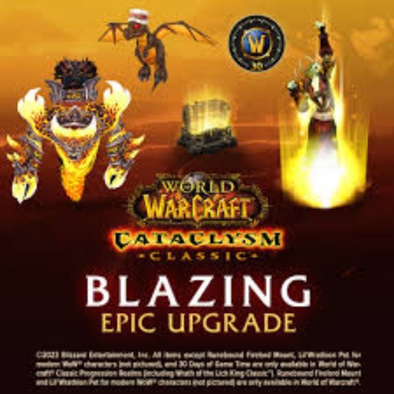 Jual World Of Warcraft Cataclysm Epic Upgrade | Shopee Indonesia