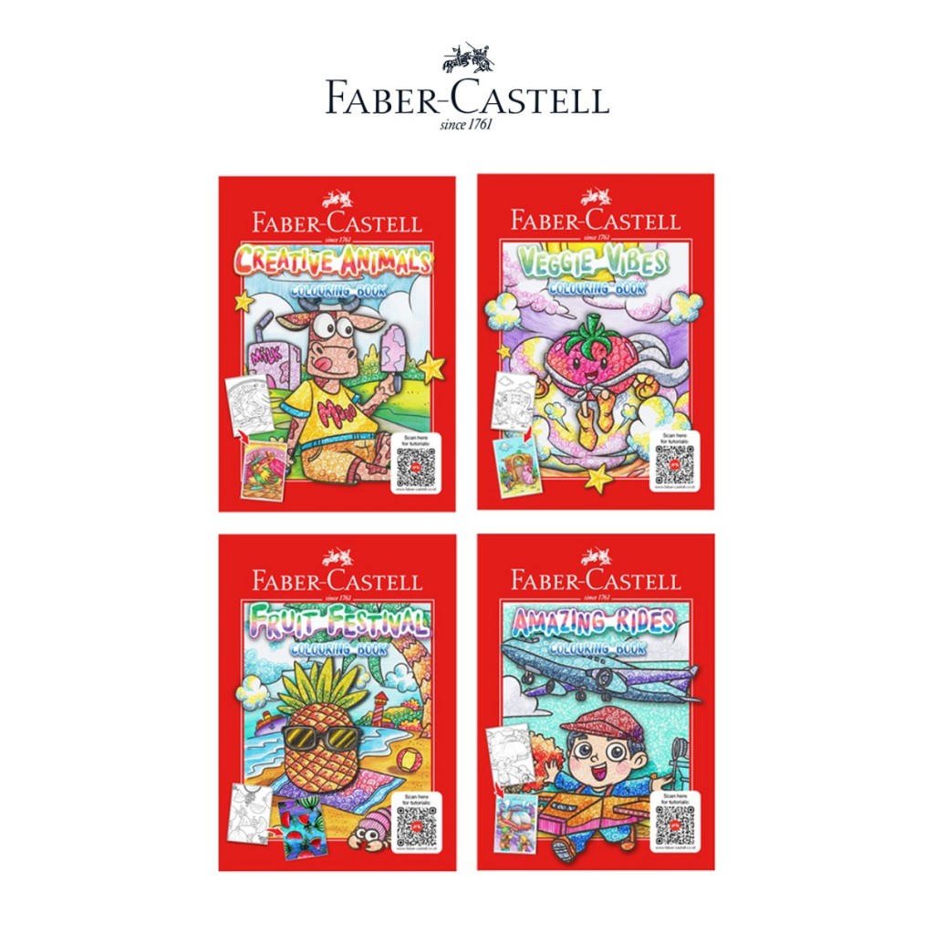 Jual Faber Castell Coloring Book Buku Mewarnai Anak Usia TK PAUD SD ...