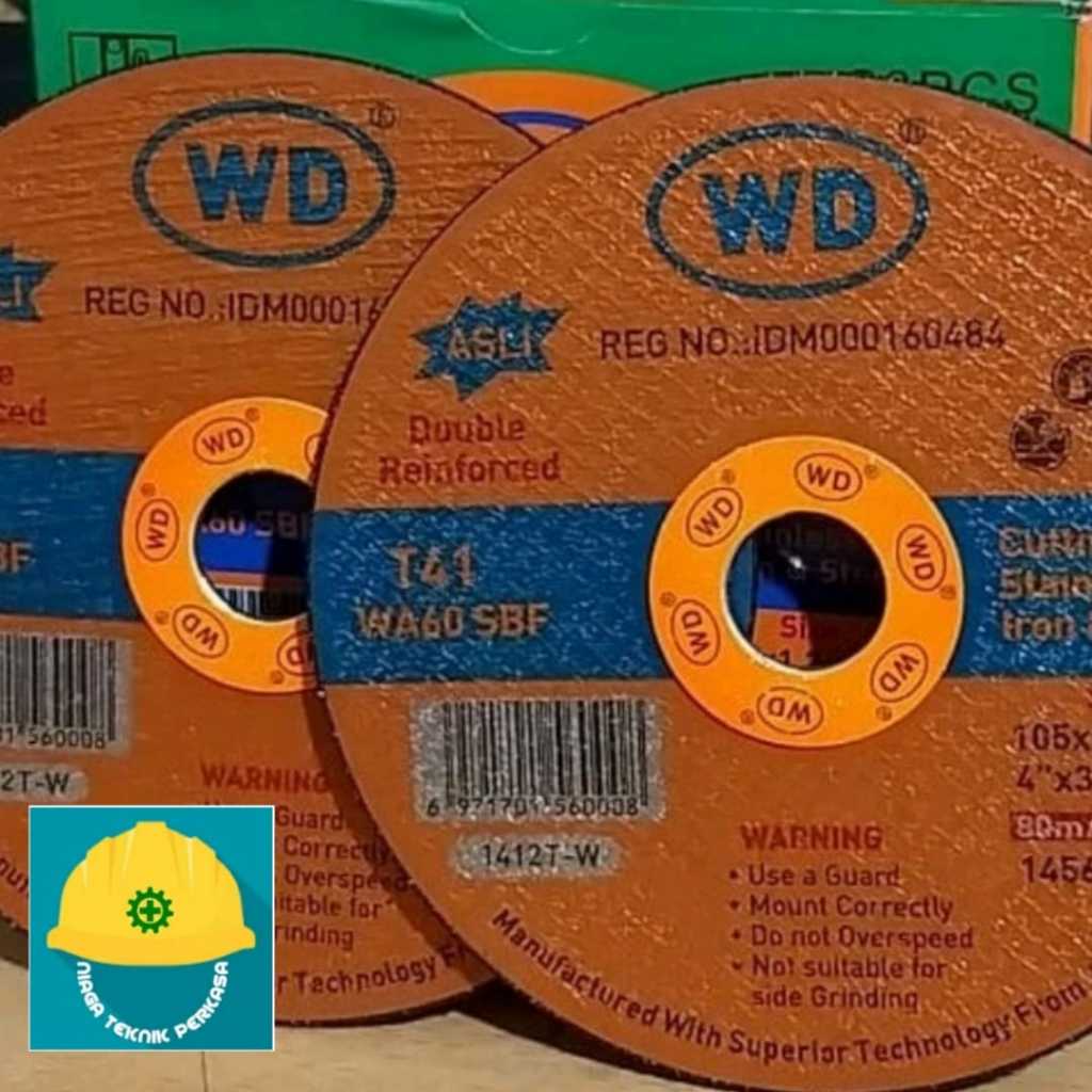 Jual Mata Gerinda Potong 4 inchi WD Cutting Wheel 4 inch WD Batu Potong ...