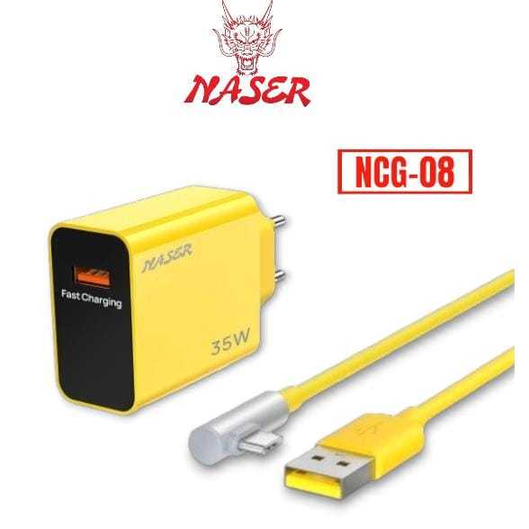 Jual NASER CHARGER NCG-08 / TRAVEL CHARGER USB TO TYPE C / FAST ...