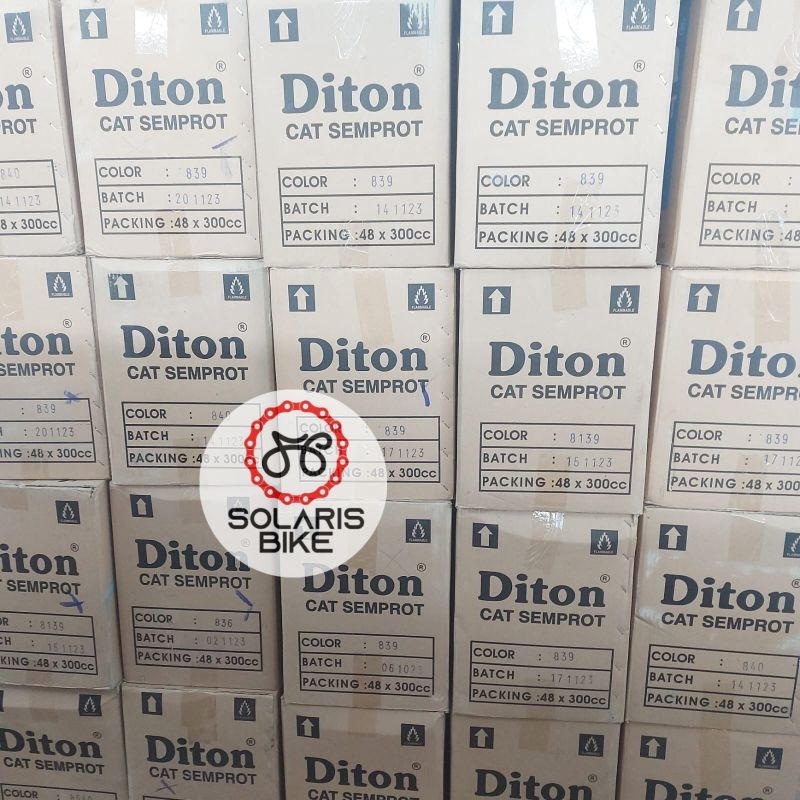 Jual 48pcs Cat Semprot Sepeda Motor Pilox Diton 300cc Original 1 Dus ...