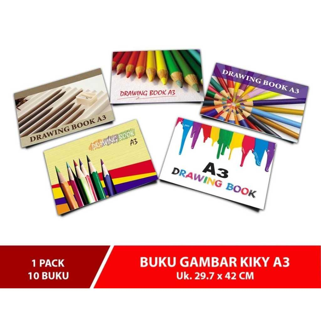 Jual Per Pcs Buku Gambar A3 / Drawing Book KIKY A3 | Shopee Indonesia