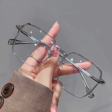 ( LUXOYEZ ) BISA INSTANT Kacamata Anti Radiasi Komputer Anti Blue Light Frame Besar Transparan