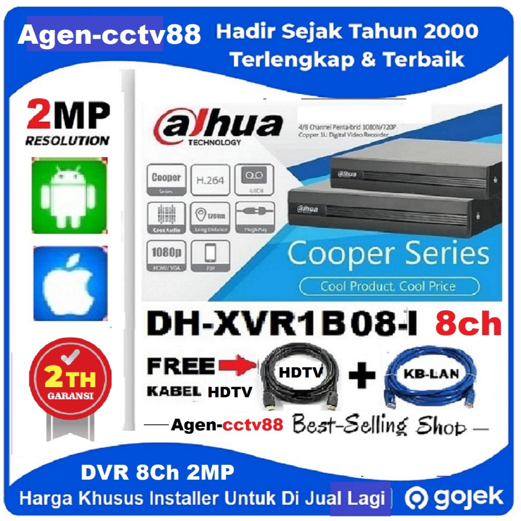 Harga dvr dahua 8 hot sale channel