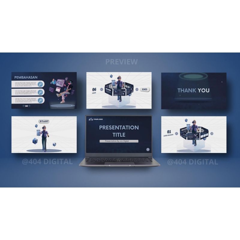 Jual PPT TEMPLATE PREMIUM ANIMASI MORPH | POWERPOINT | Shopee Indonesia