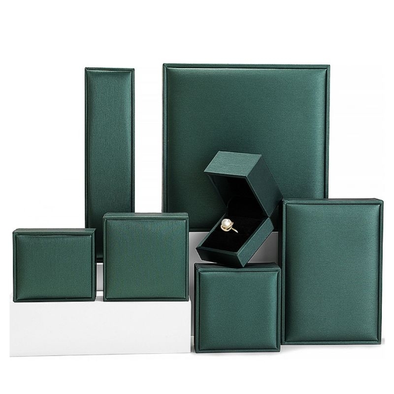 Jual Kotak Perhiasan Hijau Emerald Packaging Jewelry Box Kotak Kalung