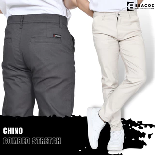 ERACOZ Celana Chino Panjang Pria Skinny Fit Big Size Jumbo