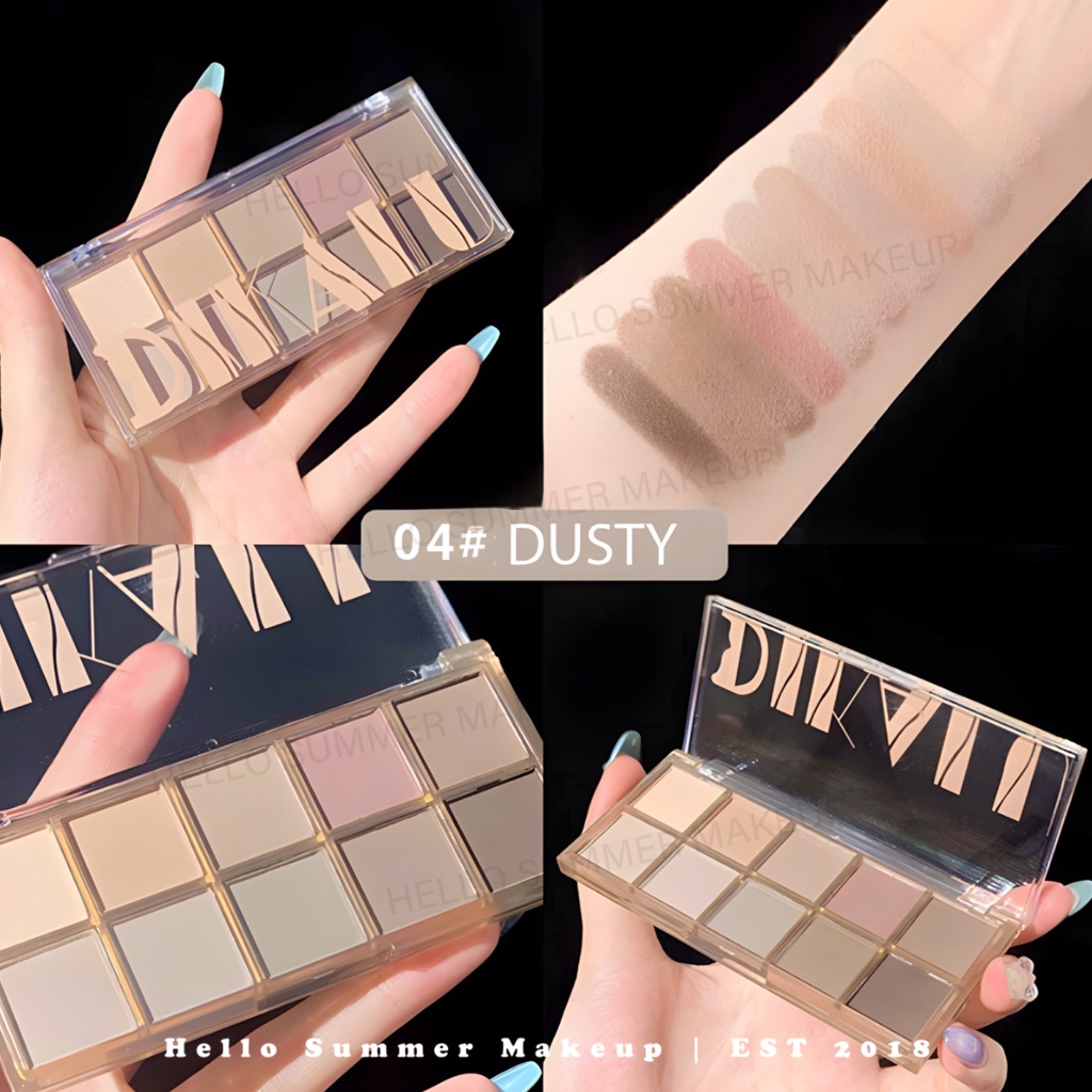 Jual [FREE BRUSH] DIKALU Coco Venus 10 Color Eye Makeup Eyeshadow