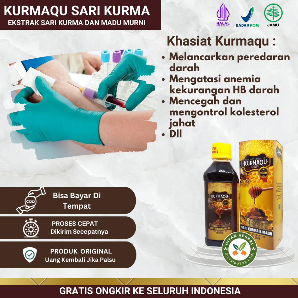 Jual KURMAQU - Obat Hb Rendah, Madu Penambah Darah, Penambah Trombisit ...