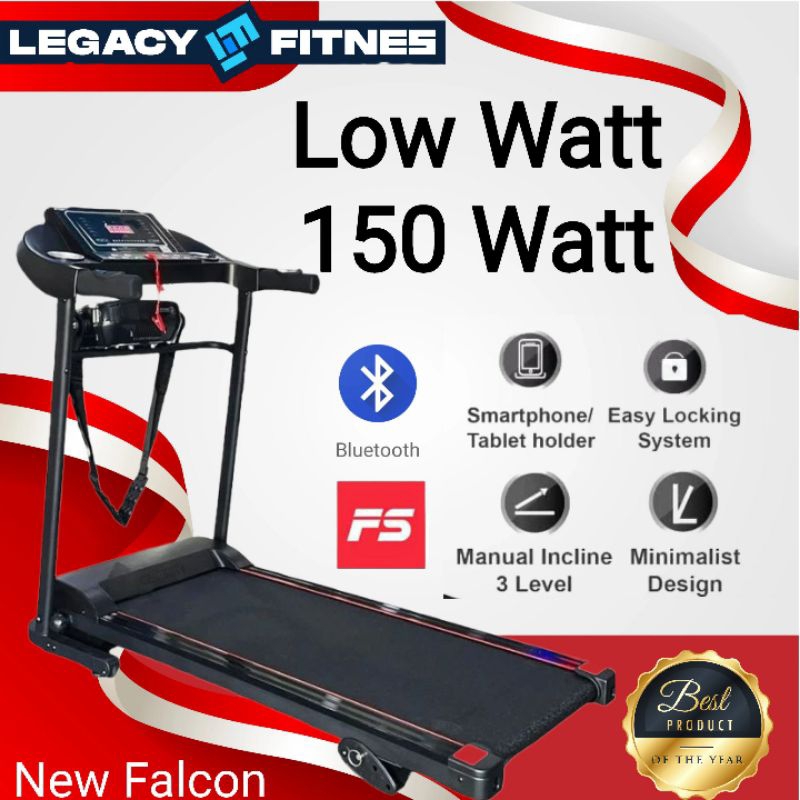 Jual Treadmill Elektrik Low Watt Legacy Falcon Hemat Listrik Alat