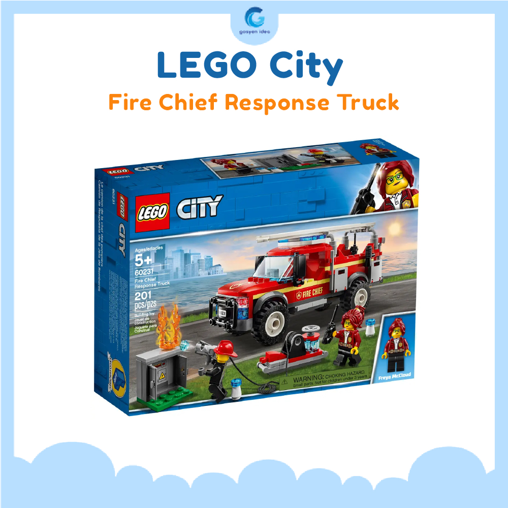 Lego city fire chief response truck 60231 building kit hotsell