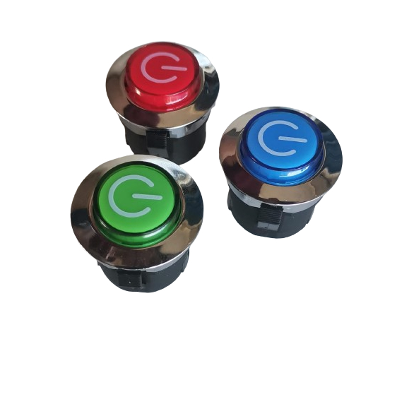 Jual Push Button Tombol on off bulat mobil aki anak Saklar Bulat 26mm ...