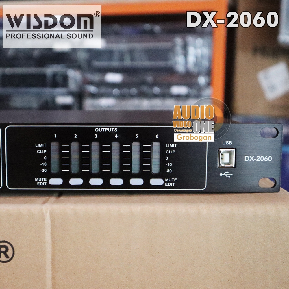 Jual DLMS Wisdom DX2060 2 In 6 Out Driverack Speaker Management ...