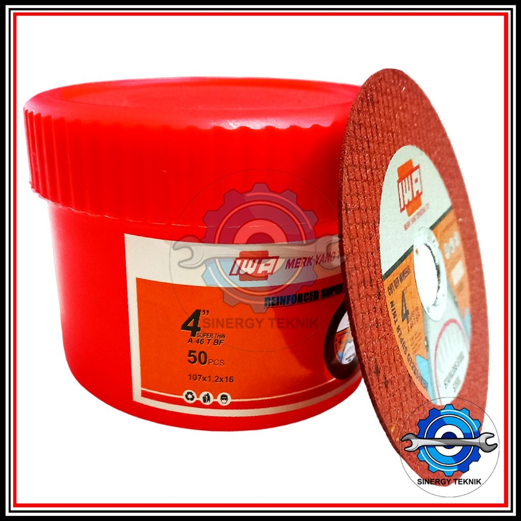 Jual IWA CUTTING WHEEL 4X1 BATU POTONG STENLISS BESI LOGAM (SATUAN ...