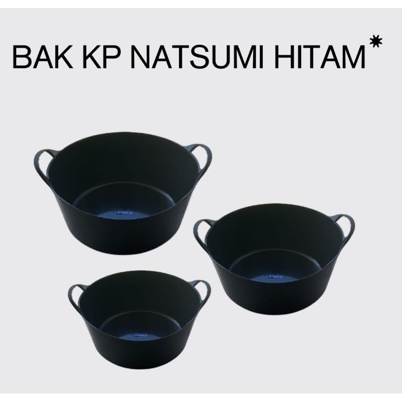 Jual bak hitam tebal/baskom hitam tebal/ember hitam | Shopee Indonesia