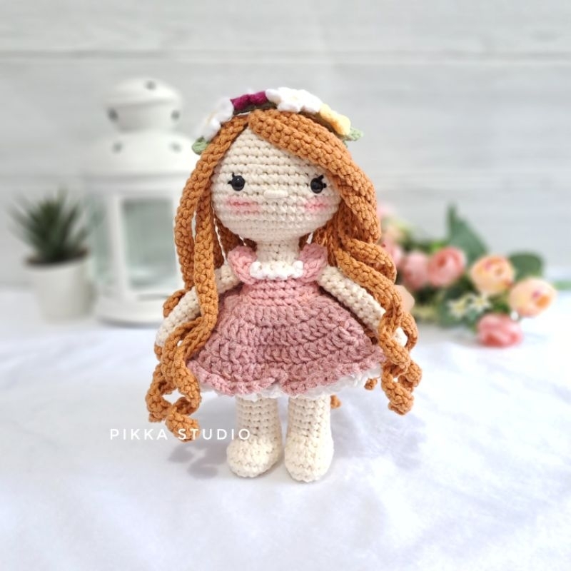 Jual Disney princess Rapunzel amigurumi | Boneka rajut rapunzel ...
