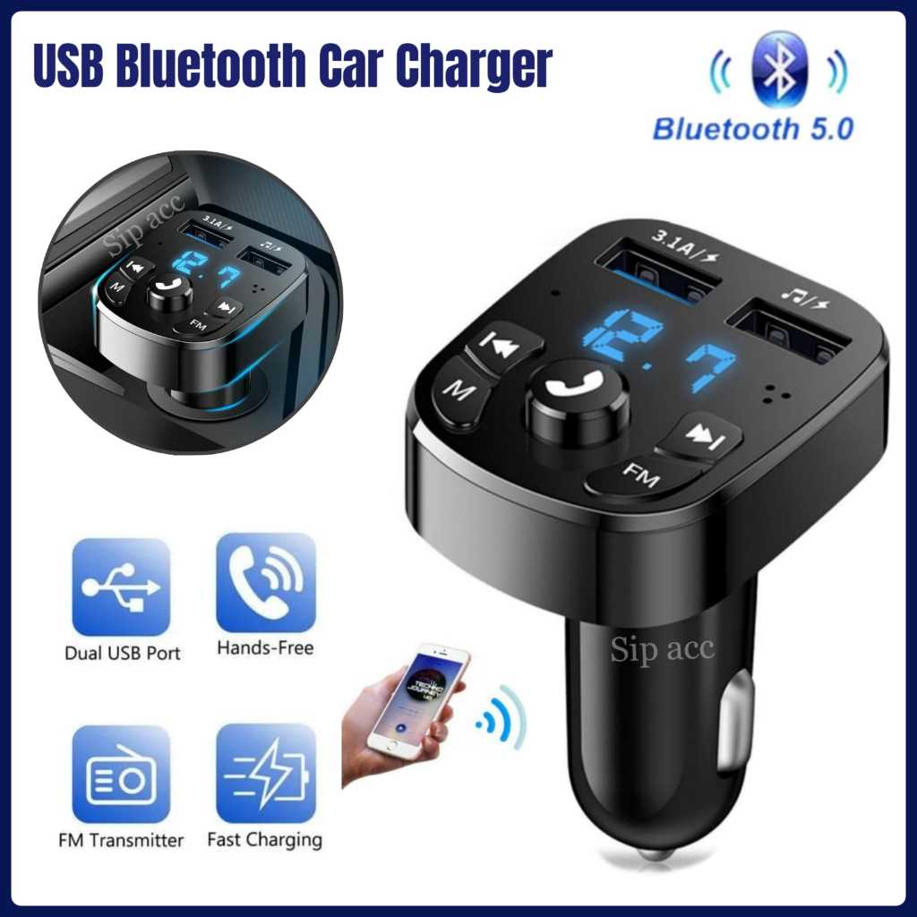 Bluetooth Transmitter FM Transmitter Modulator Bluetooth Mobil  Charger Car USB MP3 Player