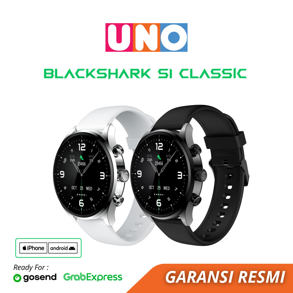 Jual BLACK SHARK S1 / S1 Classic Smart Watch AMOLED Display Bluetooth ...