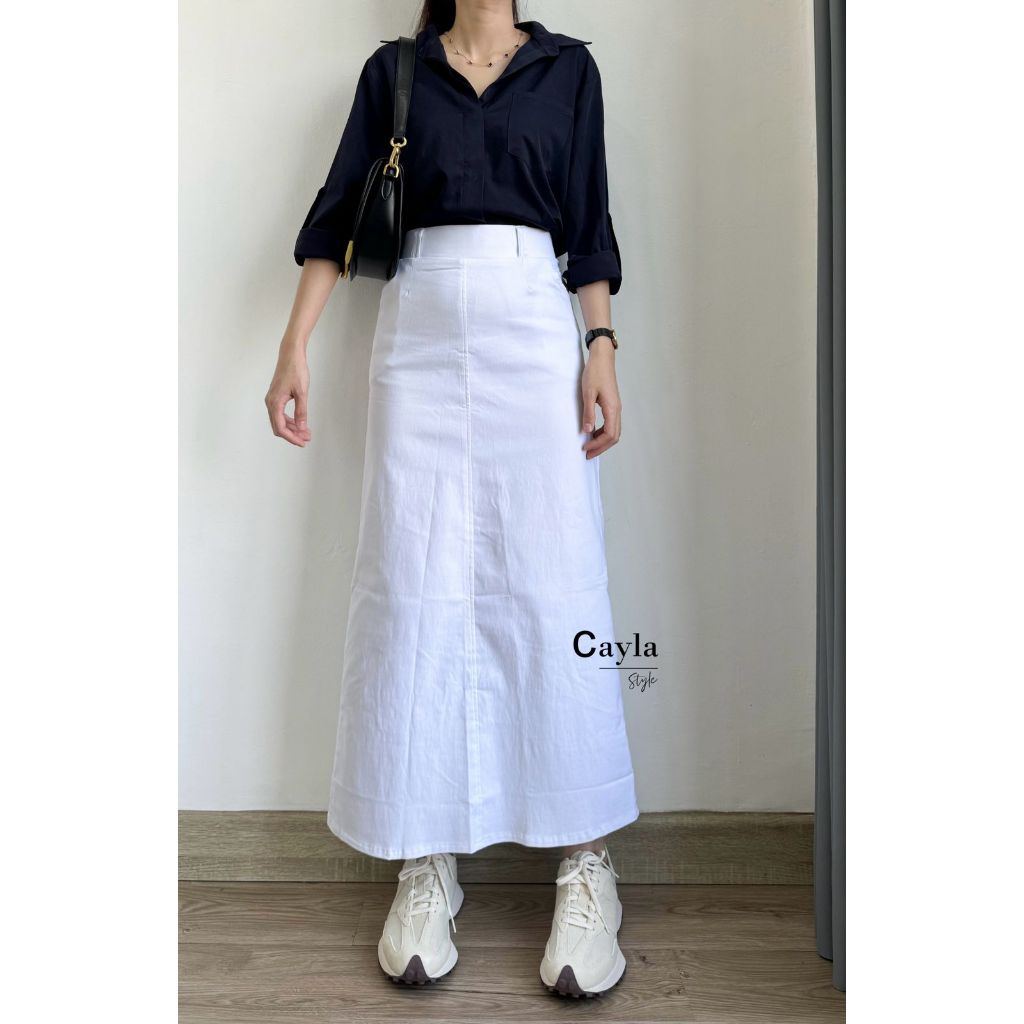 Jual Rok Polos Basic - Rok Polos | Shopee Indonesia