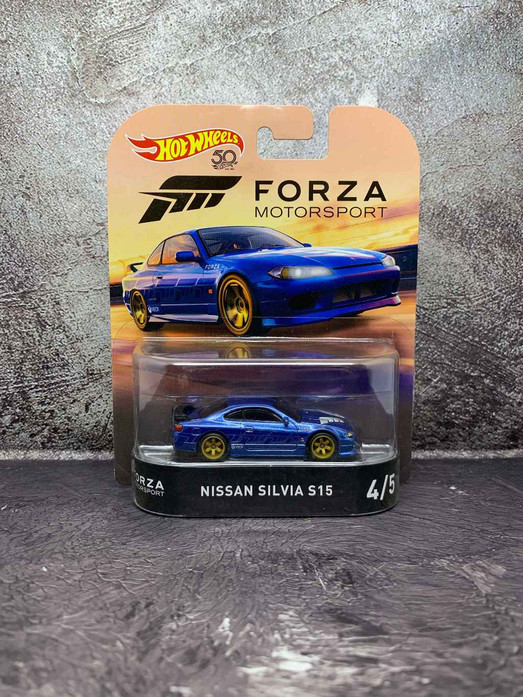Hot Wheels 2018 Forza Nissan Silvia S15 In Scala 1:64 Con Protettore - Nuovo