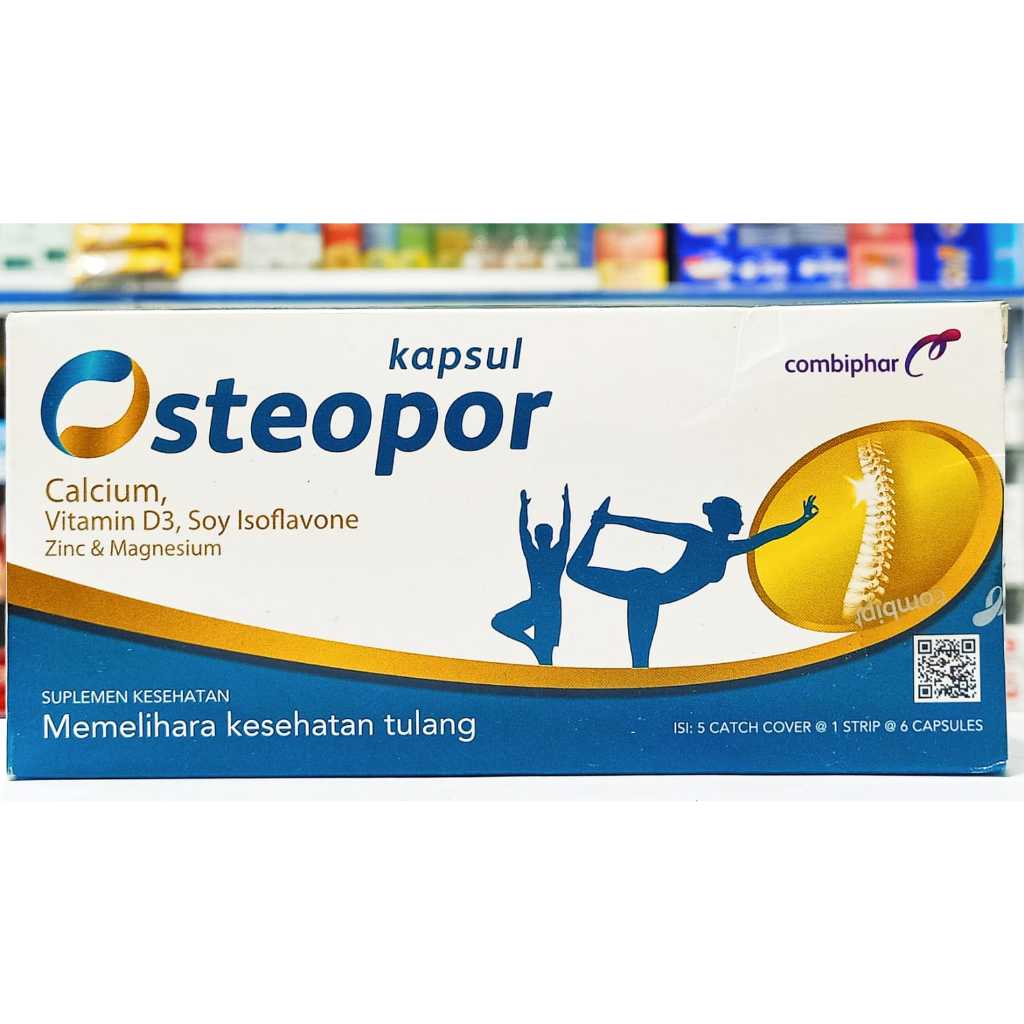 Jual Osteopor 𝟏 𝐊𝐎𝐓𝐀𝐊 𝐈𝐒𝐈 𝟑𝟎 𝐊𝐀𝐏𝐒𝐔𝐋 - Memelihara Kesehatan Tulang ...