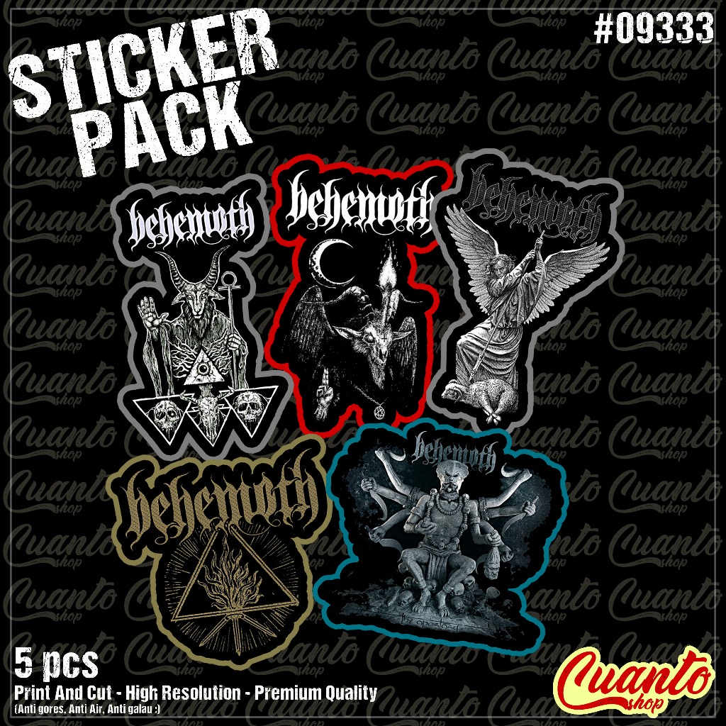 Jual STICKER STIKER BEHEMOTH / STIKER STICKER BAND EXTREME METAL ...