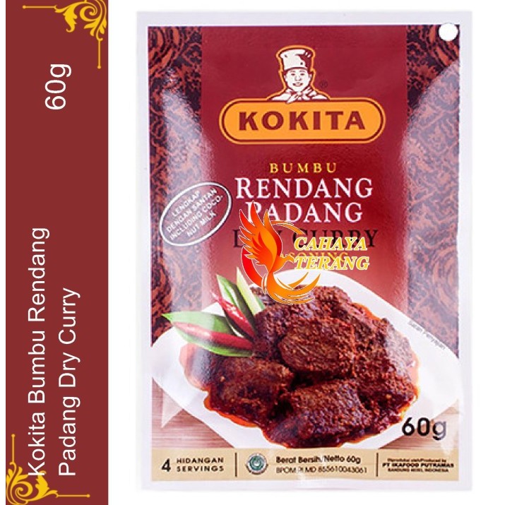 Jual Kokita Bumbu Rendang Padang 60 gram Bumbu Masak Rendang Instan 60g ...