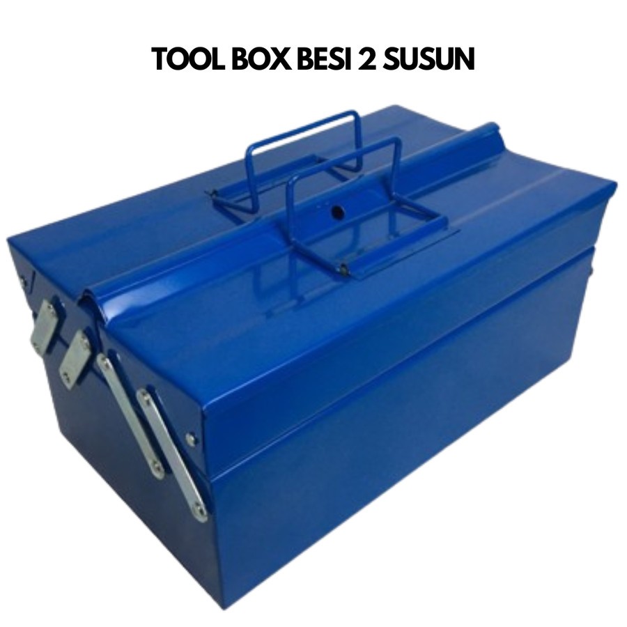 Jual TOOL BOX SUSUN 2 TINGKAT/Tool Box Besi 2 Susun Kenmaster Toolbox ...