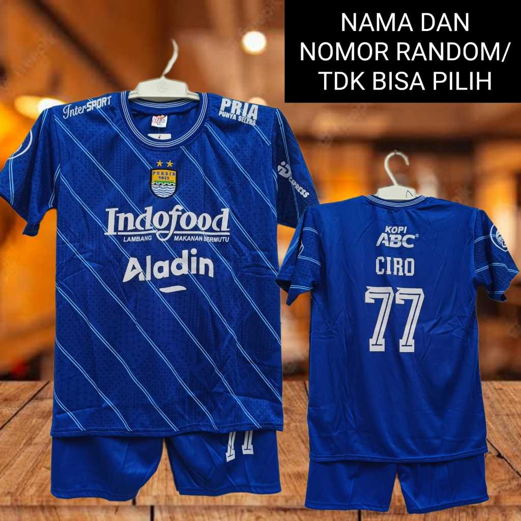 Jual jersey persib bandung murah setelan baju bola perseib bandung