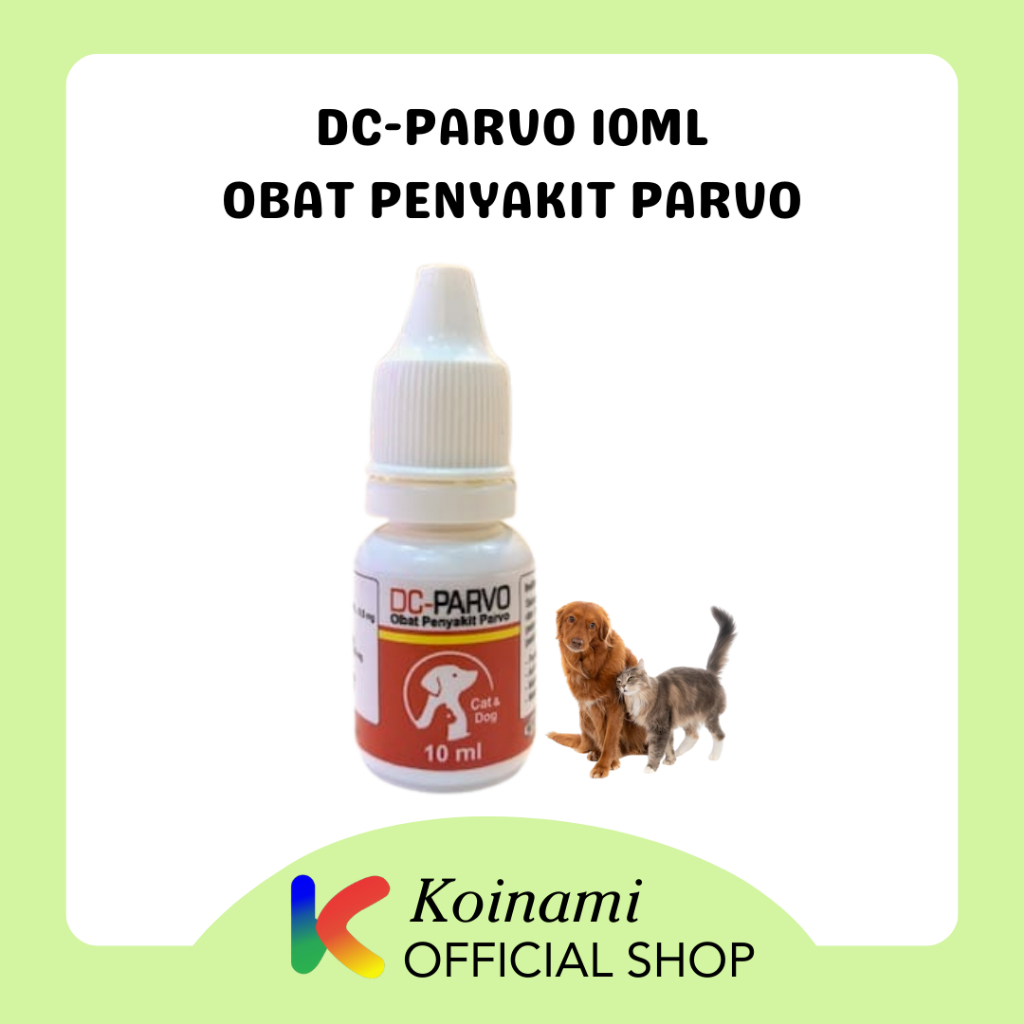 Jual DC Parvo Obat Penyakit Parvo / Obat Penyakit Virus Parvo Kucing
