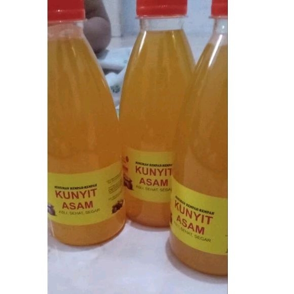 Jual minuman kunyit asam segar berkhasiat | Shopee Indonesia