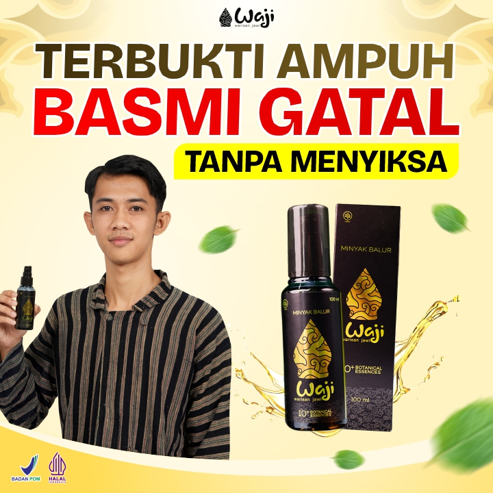 Jual WAJI Minyak Balur Oles Bantu Atasi Masalah Kulit Gatal Panu Kadas ...