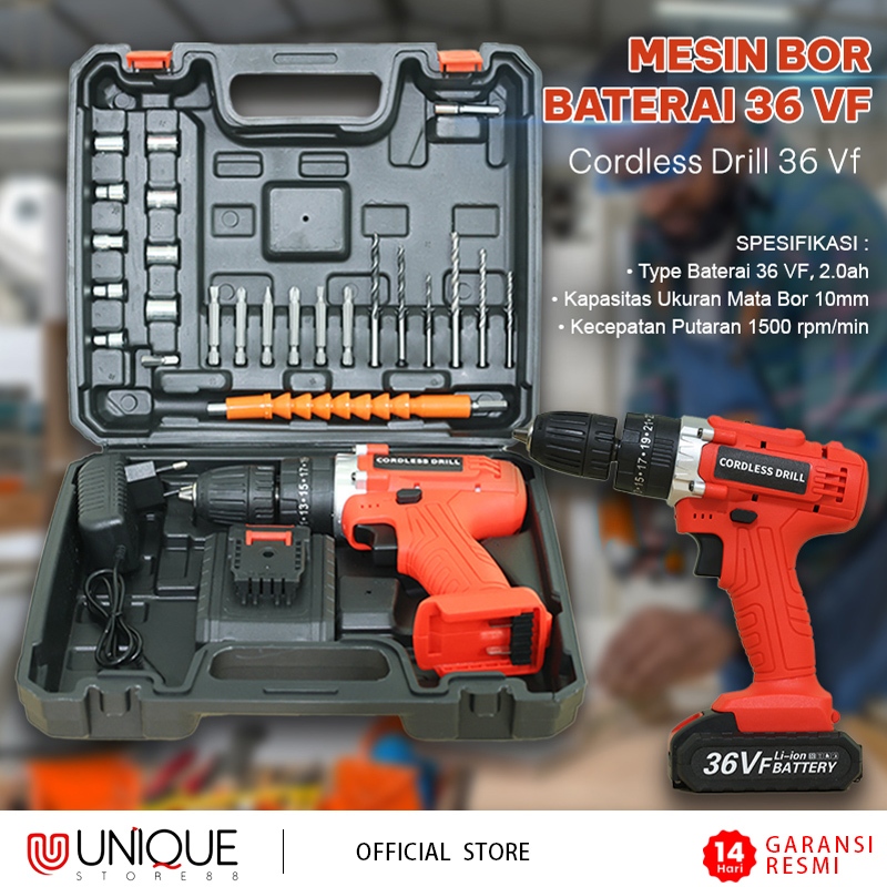 Jual Mesin Bor Baterai Mesin Bor Impact Drill Bor Tanpa Kabel Bor ...