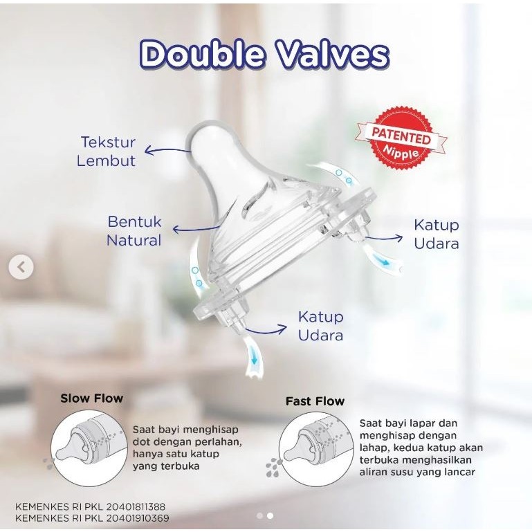 Jual BABY SAFE Milk Flow System Wide Neck Bottle WN06 - 260 ml ...