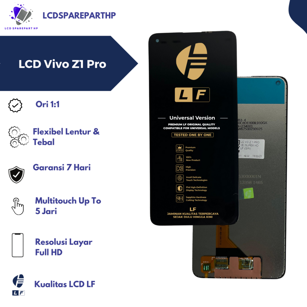 Jual LCD Vivo Z1 Pro Fullset Touchscreen (Garansi LEM) Shopee Indonesia