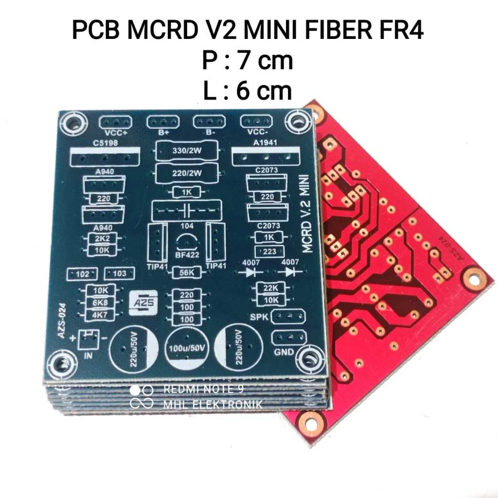 Jual PCB MCRD V2 MINI FIBER GLASS FR4 | Shopee Indonesia