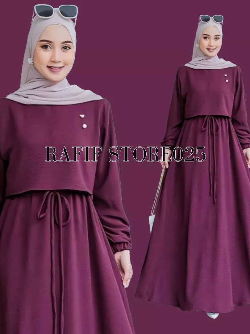 Tampilan keseluruhan Nafisa Maxy Set 2in1