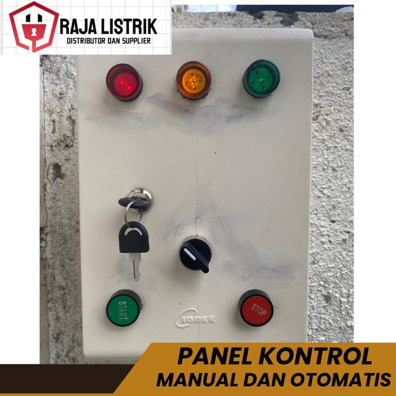 Jual panel kontrol pompa manual dan otomatis, timer kontaktor | Shopee ...