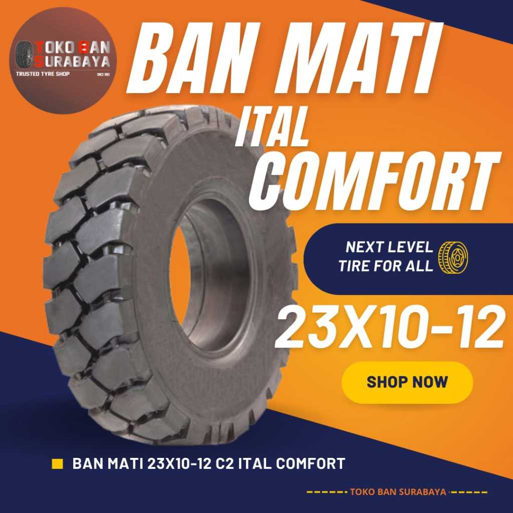 Jual Ban MATI ital COMFORT 23x10 - 12 23x10-12 FORKLIFT INDUSTRIAL 23 ...