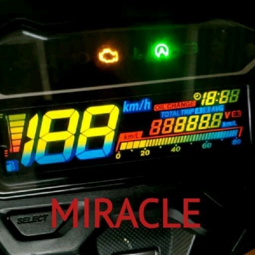 Jual Sticker Speedometer lcd NEW VARIO 125/150/160 | Shopee Indonesia