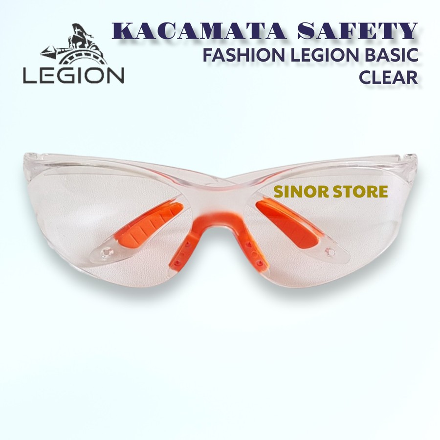 Jual Kacamata Safety Fashion Bening Kacamata Safety Clear Mesin Gerinda Las Tanpa Tali Kaca Mata