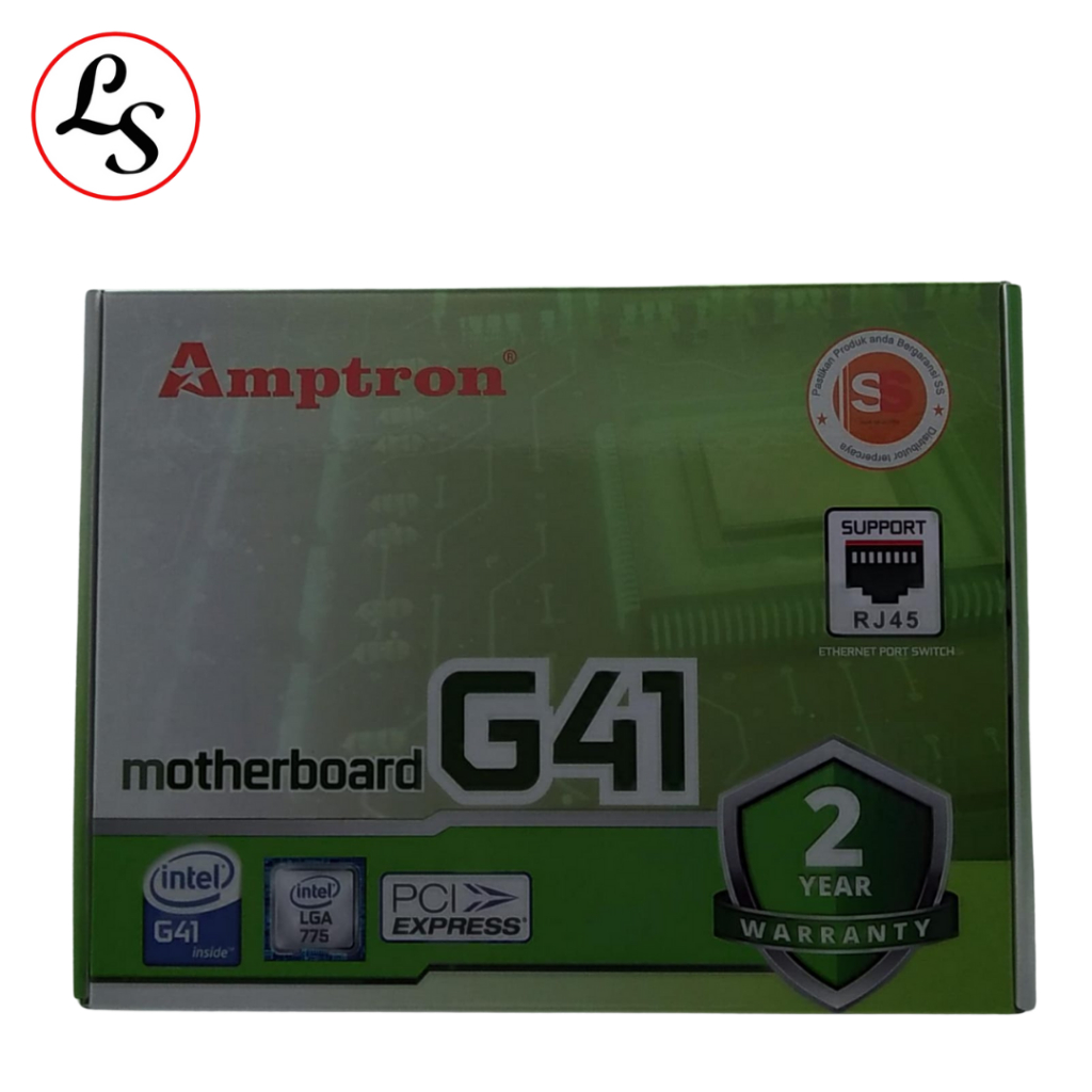 Jual AMPTRON MOTHERBOARD Intel G41 ( LGA775, Intel G41, DDR3 ) | Shopee ...
