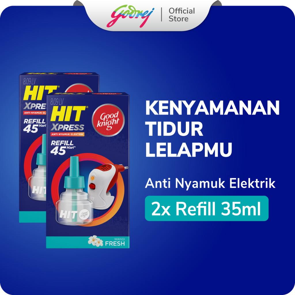 Jual Hit Good Knight Xpress Refill Fresh Hari X Refill Obat Nyamuk Elektrik Bunuh Nyamuk