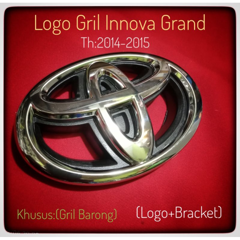 Jual Logo Innova Grand 2014 2015 Logo Depan Innova Grand Logo Grill ...