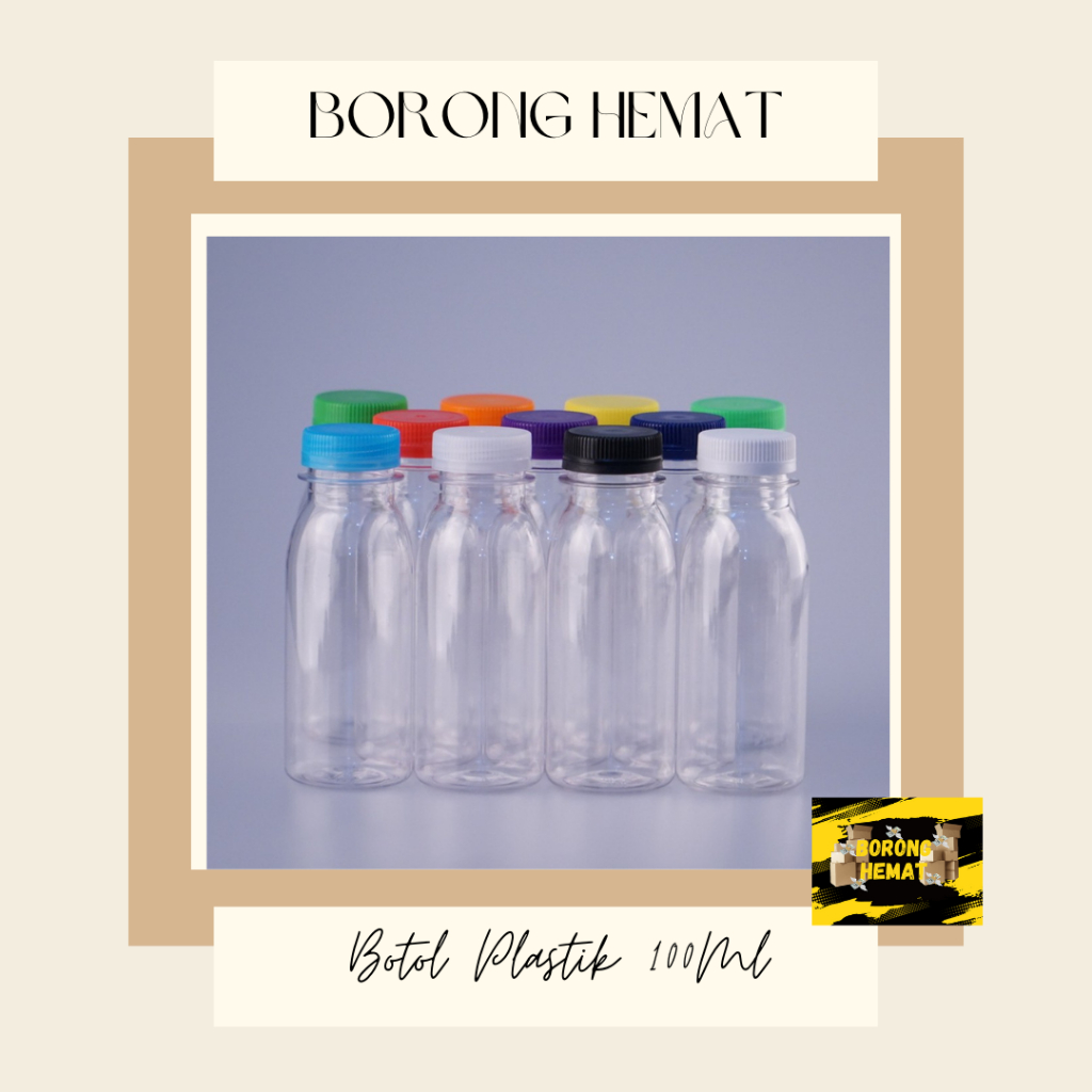 Jual BOTOL KECIL 100ML BOTOL PLASTIK MINI BOTOL KECIL | Shopee Indonesia