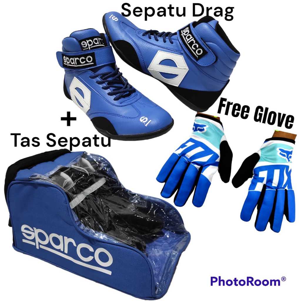 Jual Sepatu drag race sepatu touring FREE GLOVE keren new sepatu balap ...