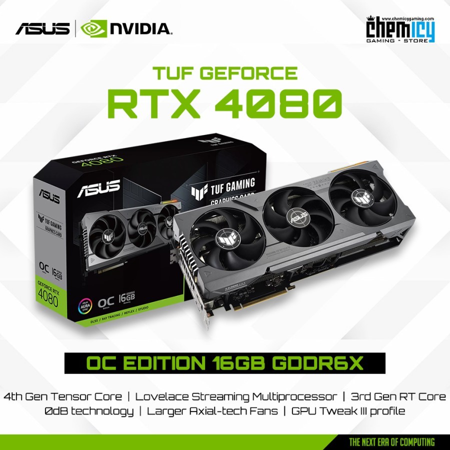 Jual Asus TUF Gaming GeForce RTX 4080 OC Edition 16GB GDDR6X | Shopee ...