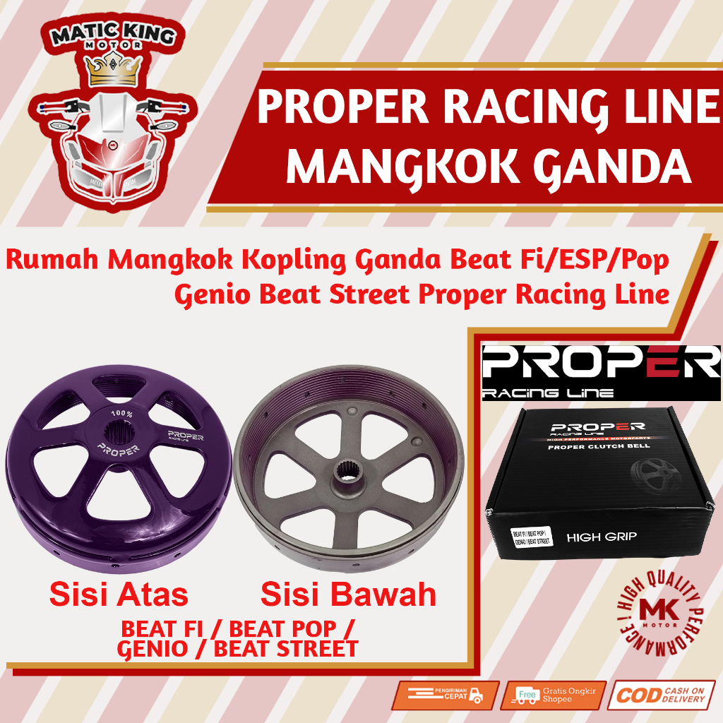 Jual Mangkok Rumah Kampas Ganda Kopling Beat Vario Genio Scoopy Fi